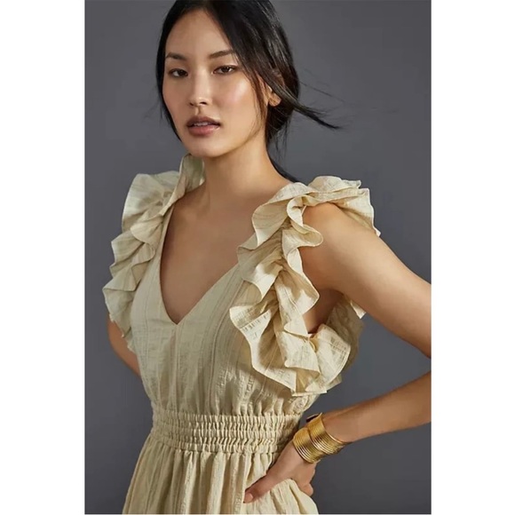 Anthropologie Dresses & Skirts - Mare Mare ruffle sleeve dress